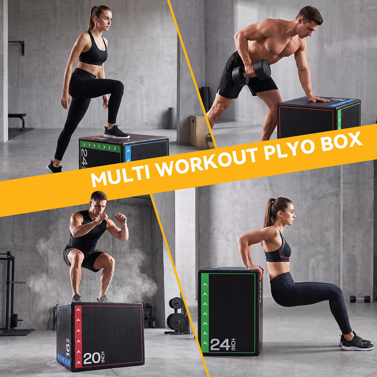 3 in 1 Plyometric Jump Box S92495