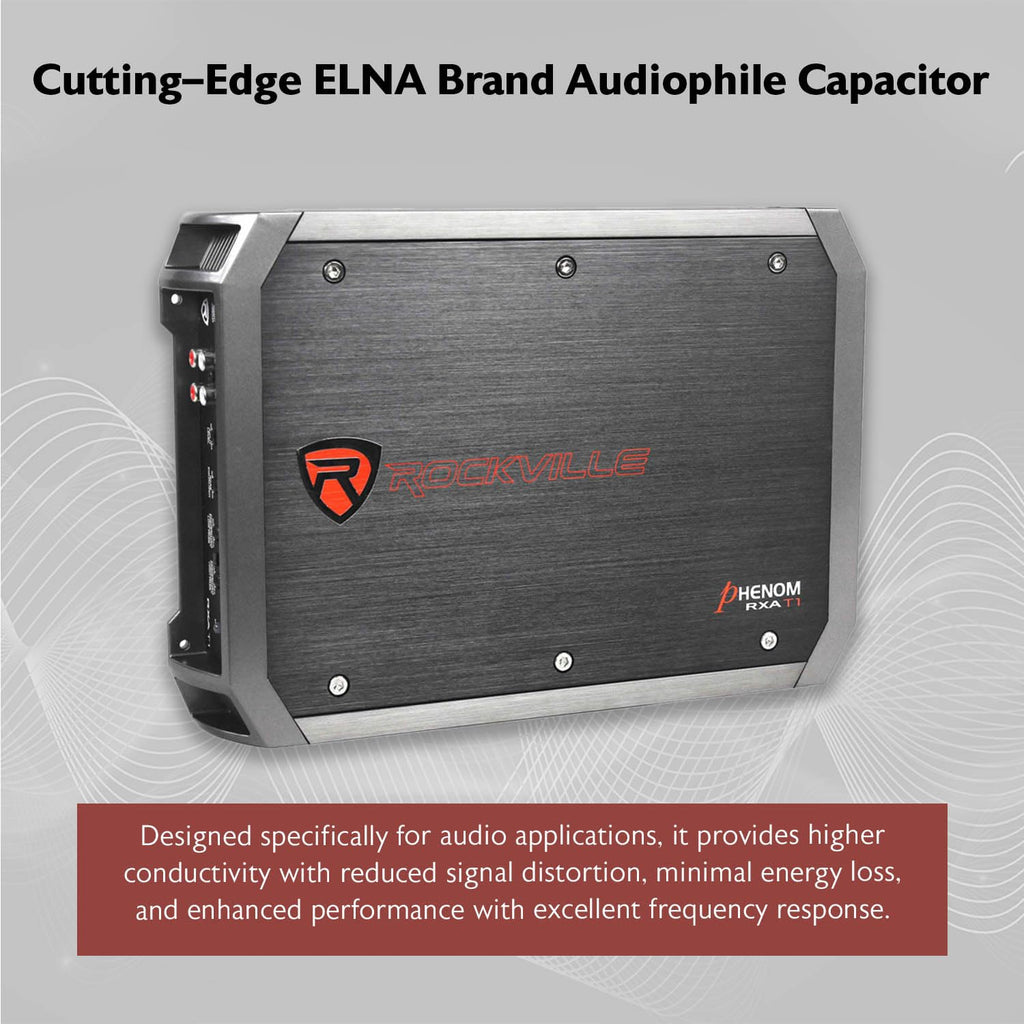 2-Channel Class A/B Car Amplifier 1500W Peak D525302