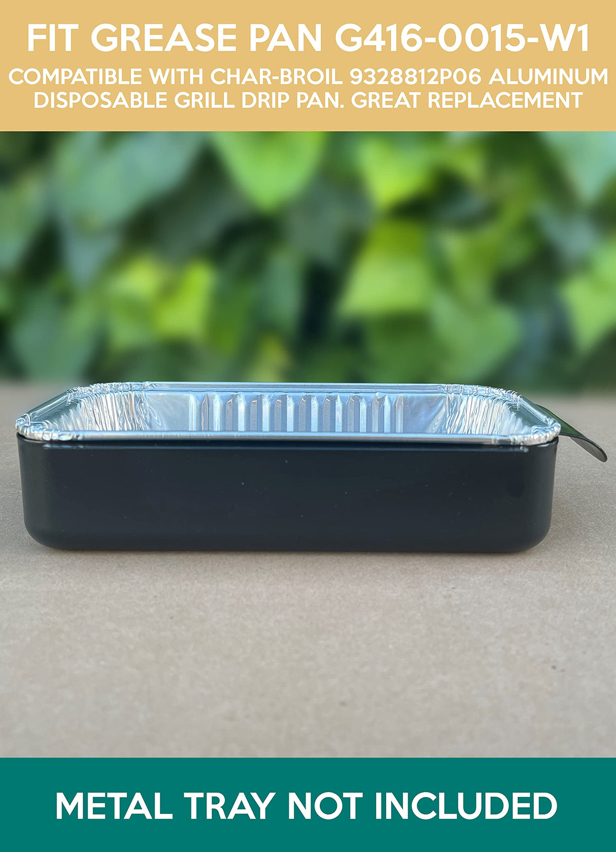20 Pack Disposable Aluminum Foil Drip Pans S2418