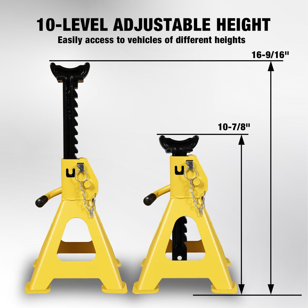 3 Ton Low Profile Aluminum and Steel Floor Jack with Jack Stands Q97989