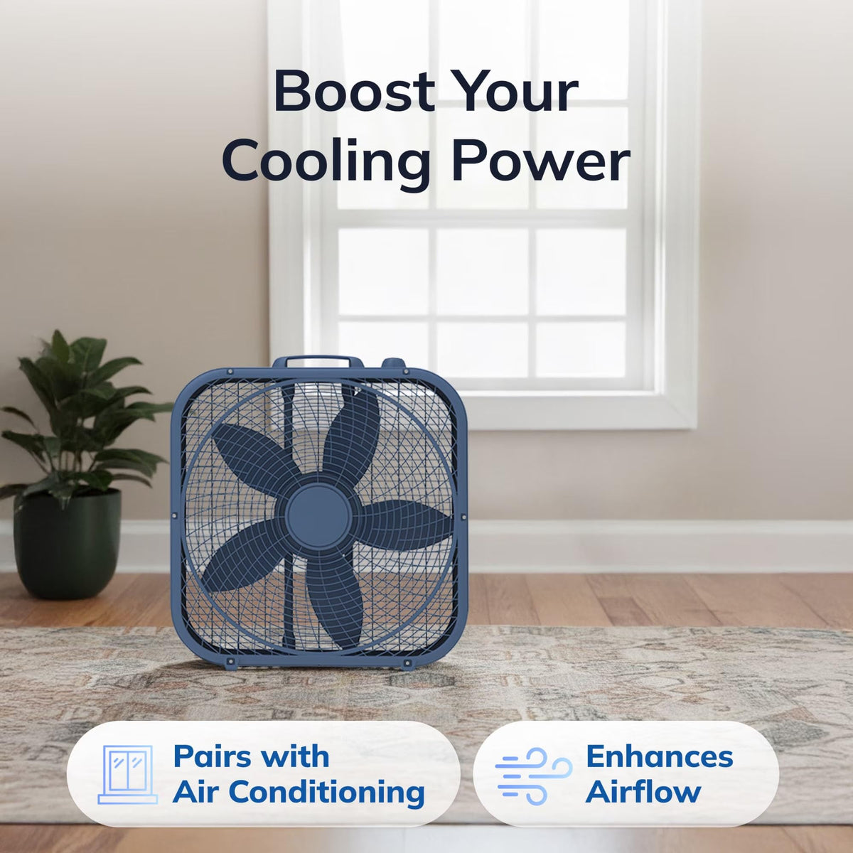 20" 3-Speed Weather-Resistant Box Fan D843