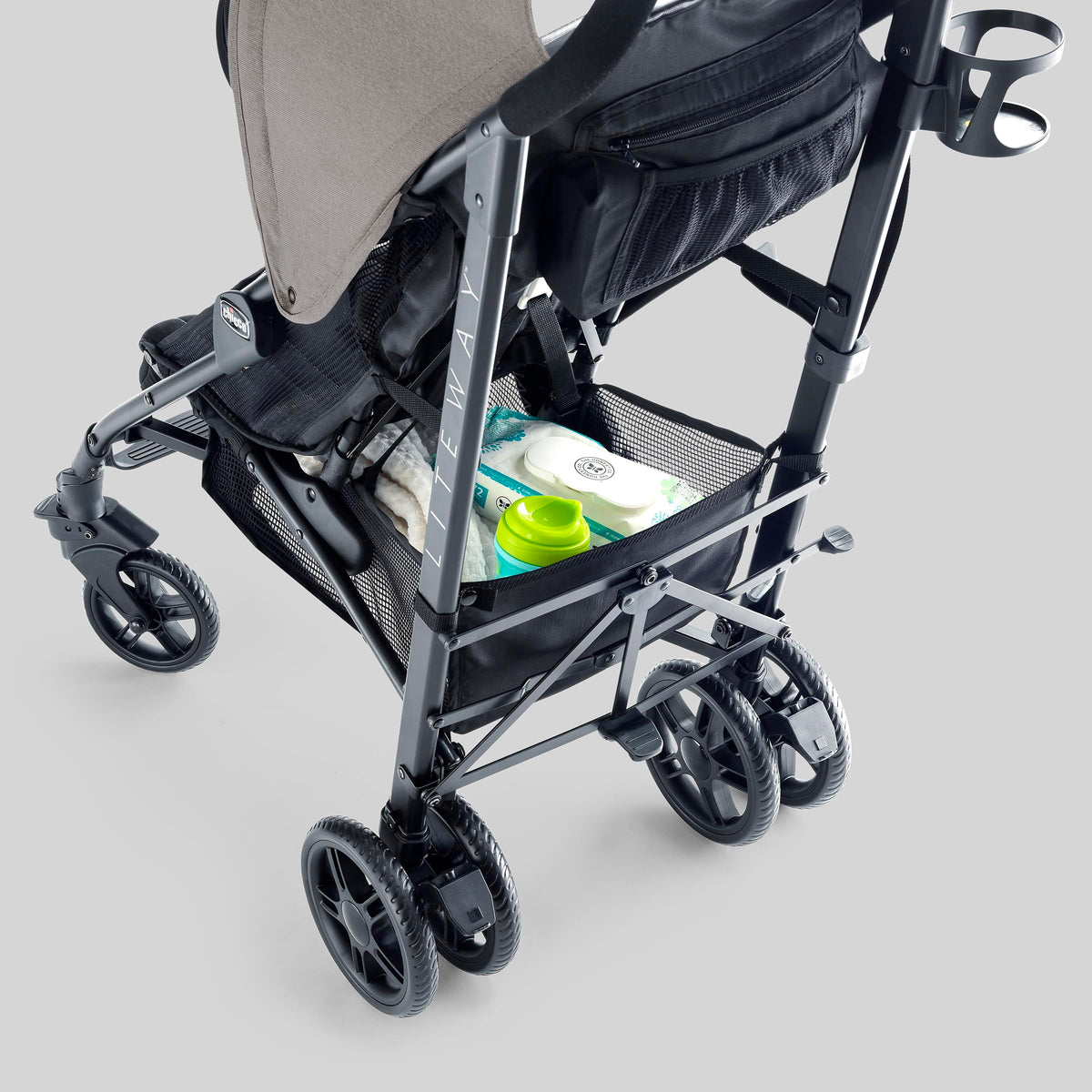 Compact Lightweight Stroller with Storage Basket M4857
