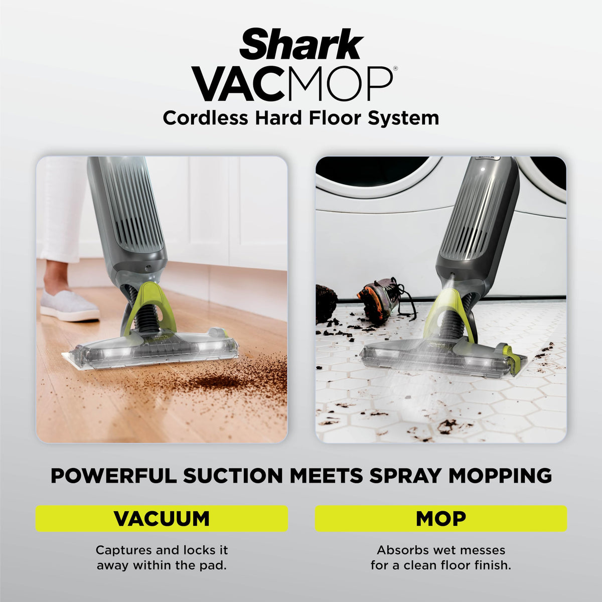 Cordless Vacuum & Spray Mop W5183
