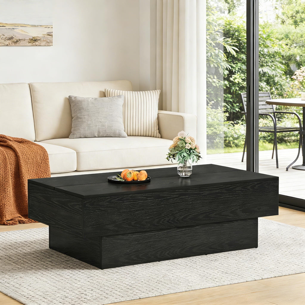 Black Rectangle Coffee Table E726233