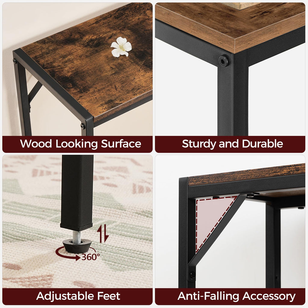 Narrow Sofa Table with Power Station W5069