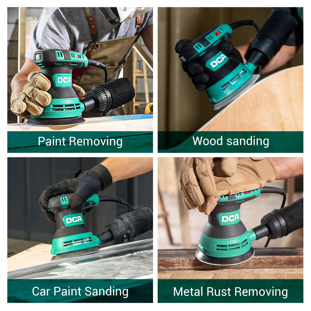 3.0 AMP Corded Random Orbital Sander 6 Speeds 5-Inch N2876