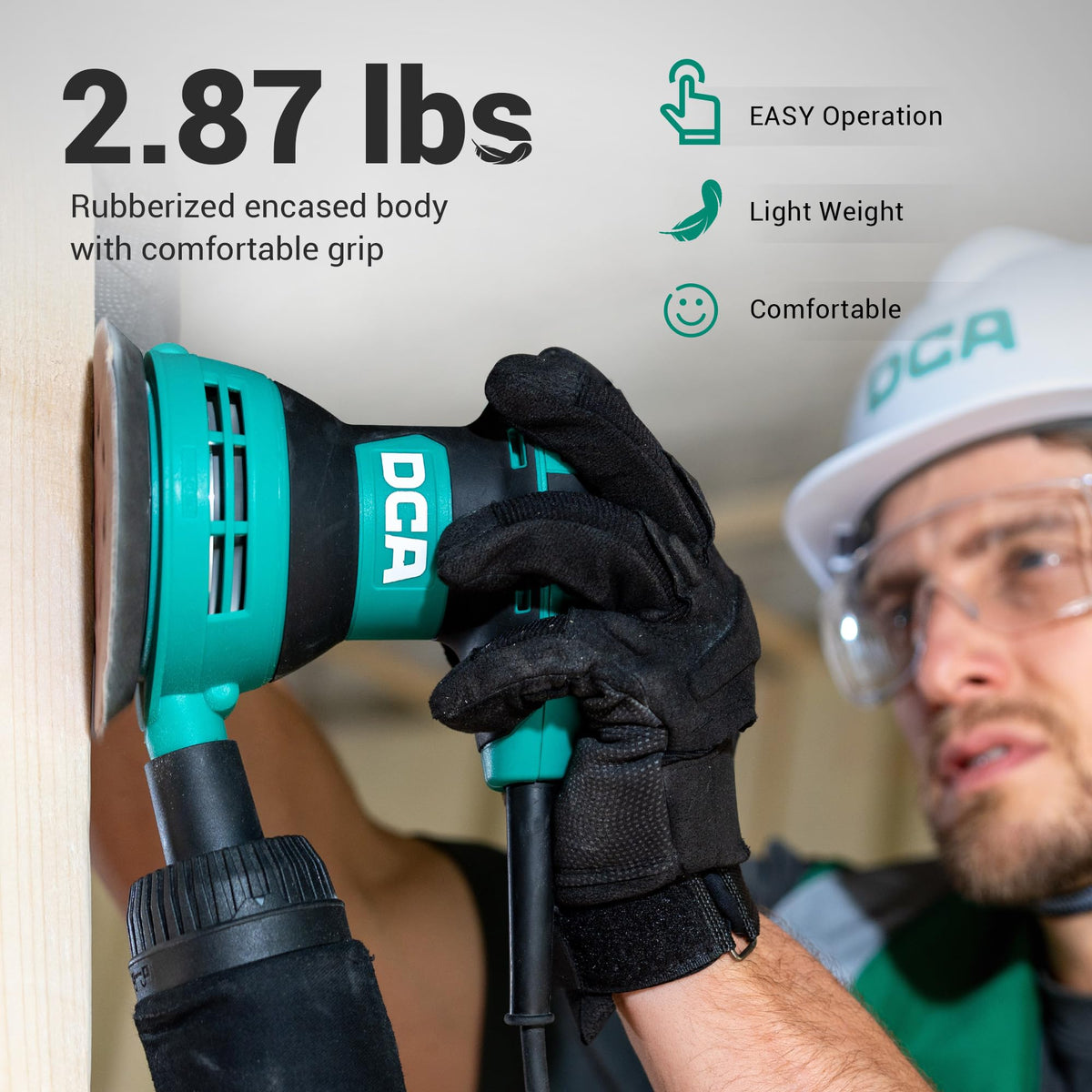 3.0 AMP Corded Random Orbital Sander 6 Speeds 5-Inch N2876