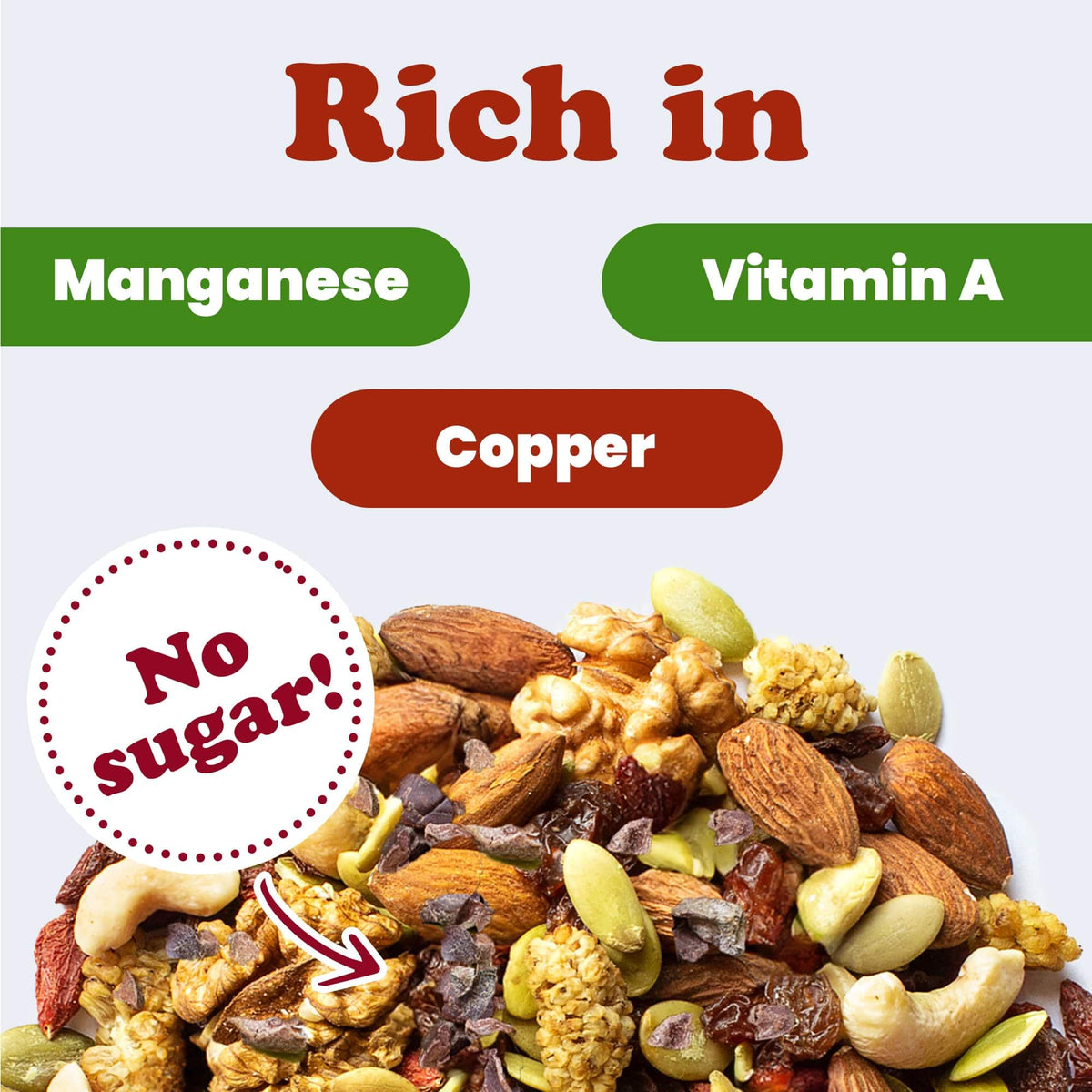 Organic Raw Snack Mix, 8 Ounces Q14884