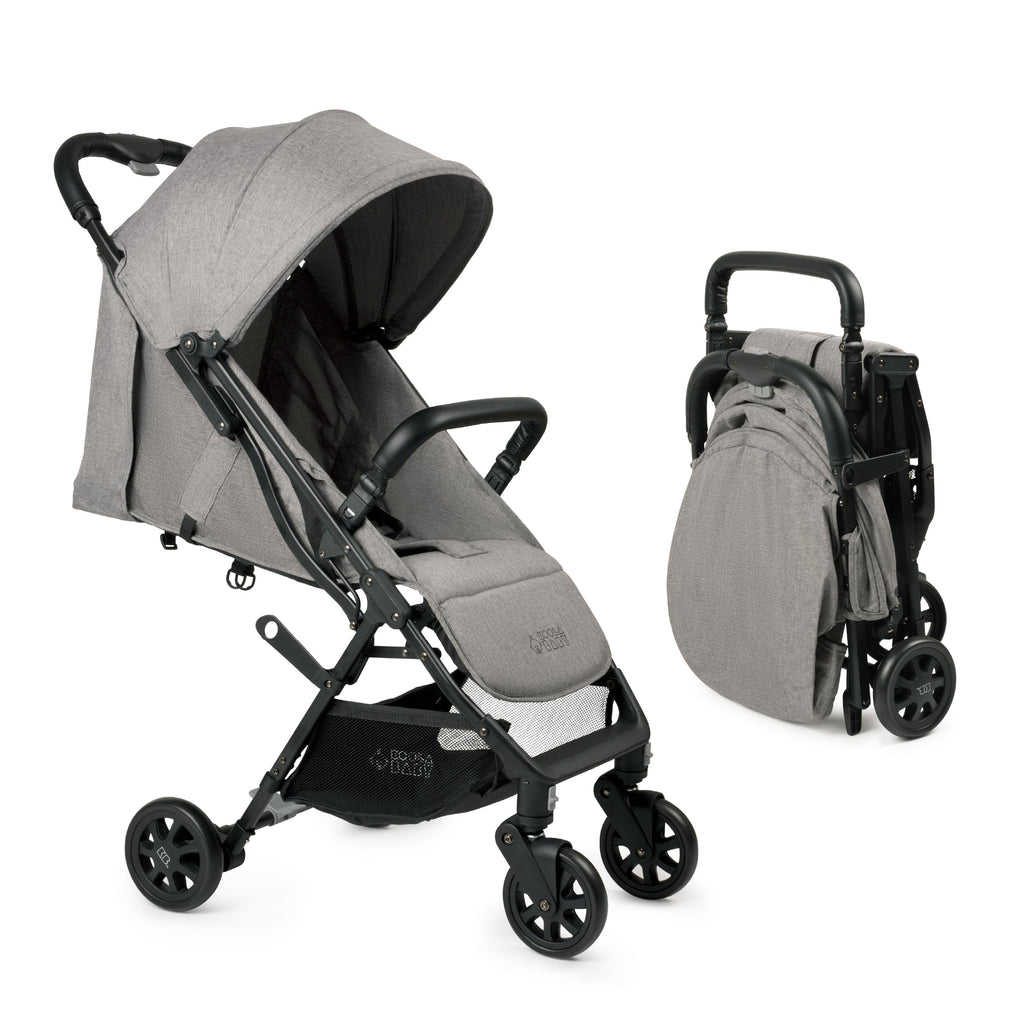 Lightweight Compact Travel Stroller with Canopy, Storage Basket & Recline N78781
