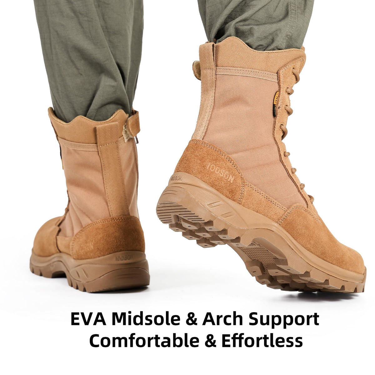 Men's 8 Inch Lightweight Tactical Work Boots Y94185