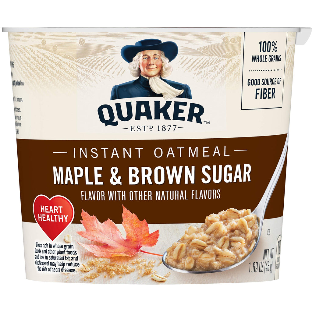 Instant Oatmeal Maple Brown Sugar 1.69oz Pack of 3 E64275