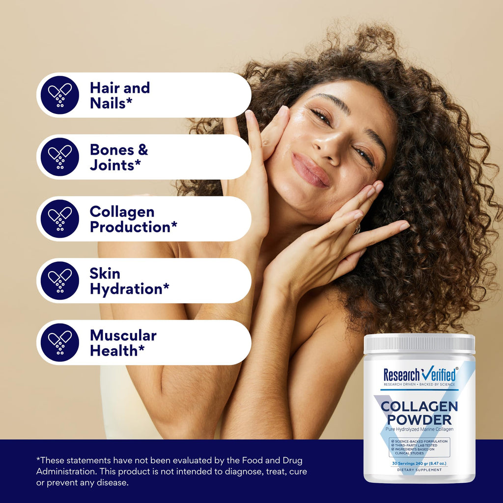 Hydrolyzed Marine Collagen Powder Unflavored Q2225