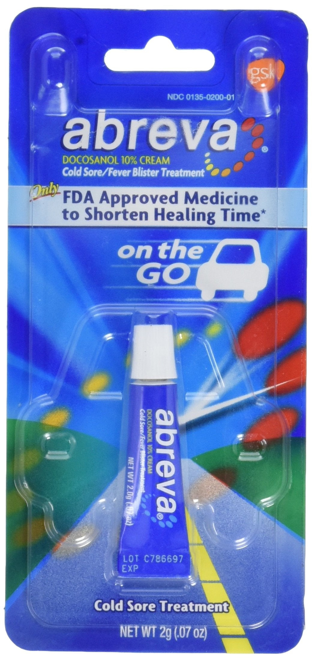 Cold Sore/Fever Blister Treatment, 2 gms (Pack of 2) I86154