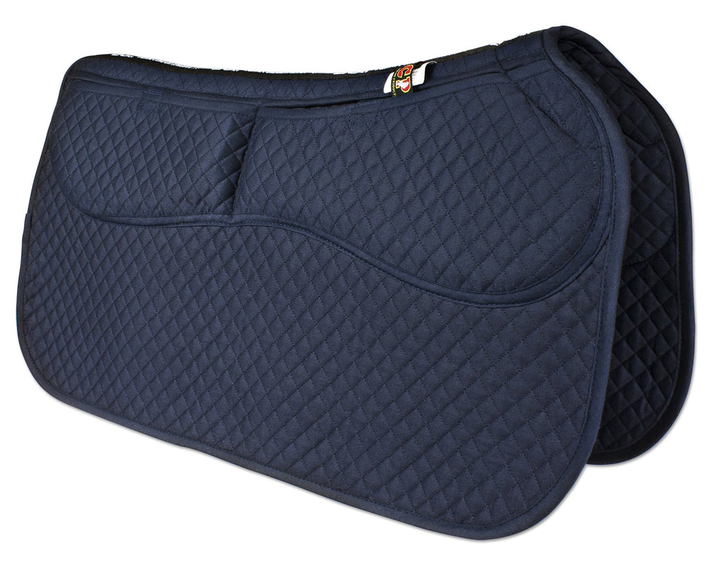 Thermoregulating Western Saddle Pad with Memory Foam Shims H23528