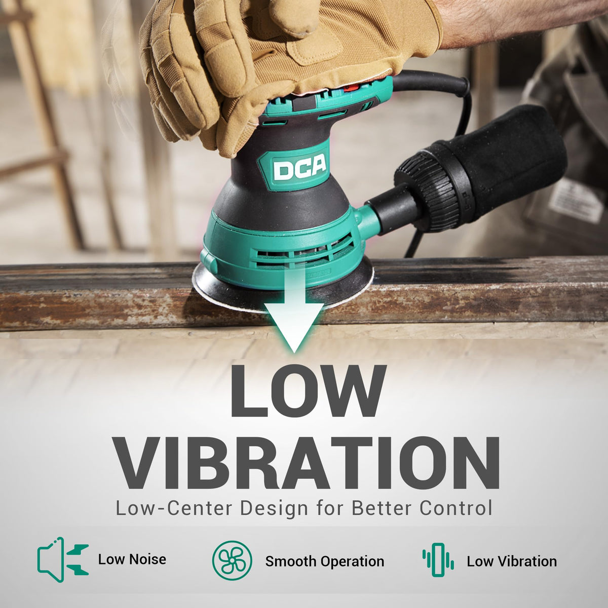 3.0 AMP Corded Random Orbital Sander 6 Speeds 5-Inch N2876