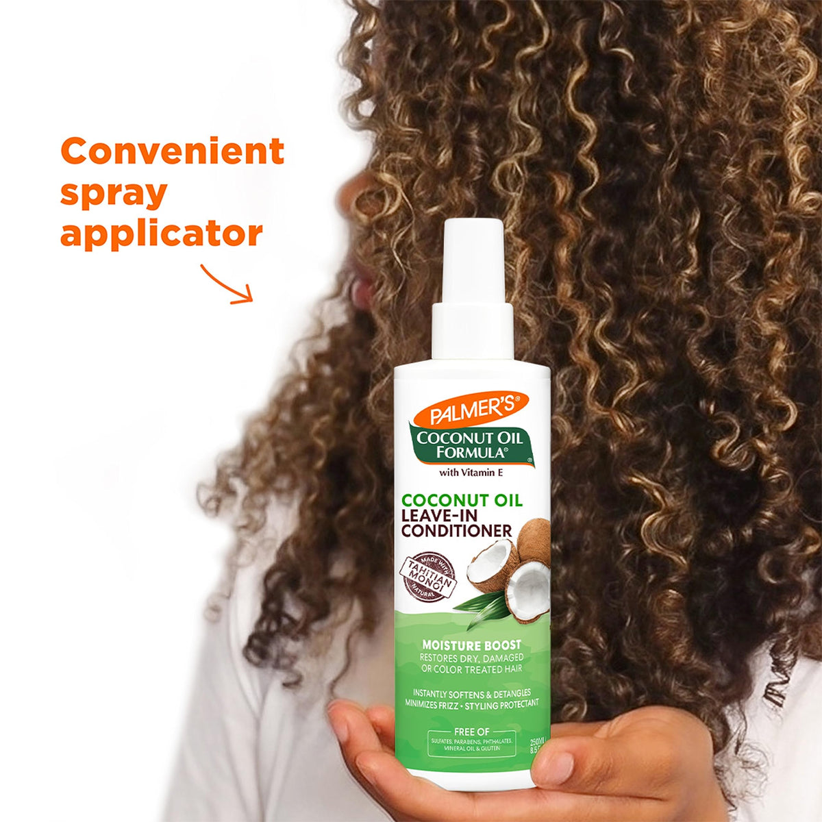 Coconut Oil Leave-In Conditioner Spray 8.5 Oz K3515