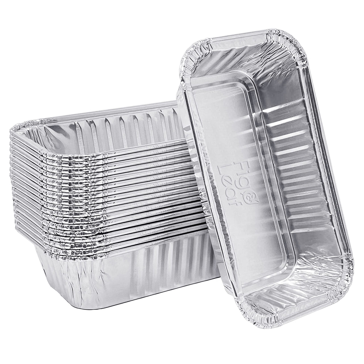 20 Pack Disposable Aluminum Foil Drip Pans S2418