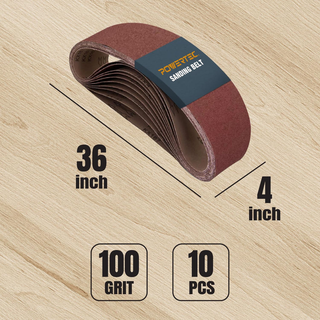 4 x 36 Inch 30pk Aluminum Oxide Sanding Belts T23061