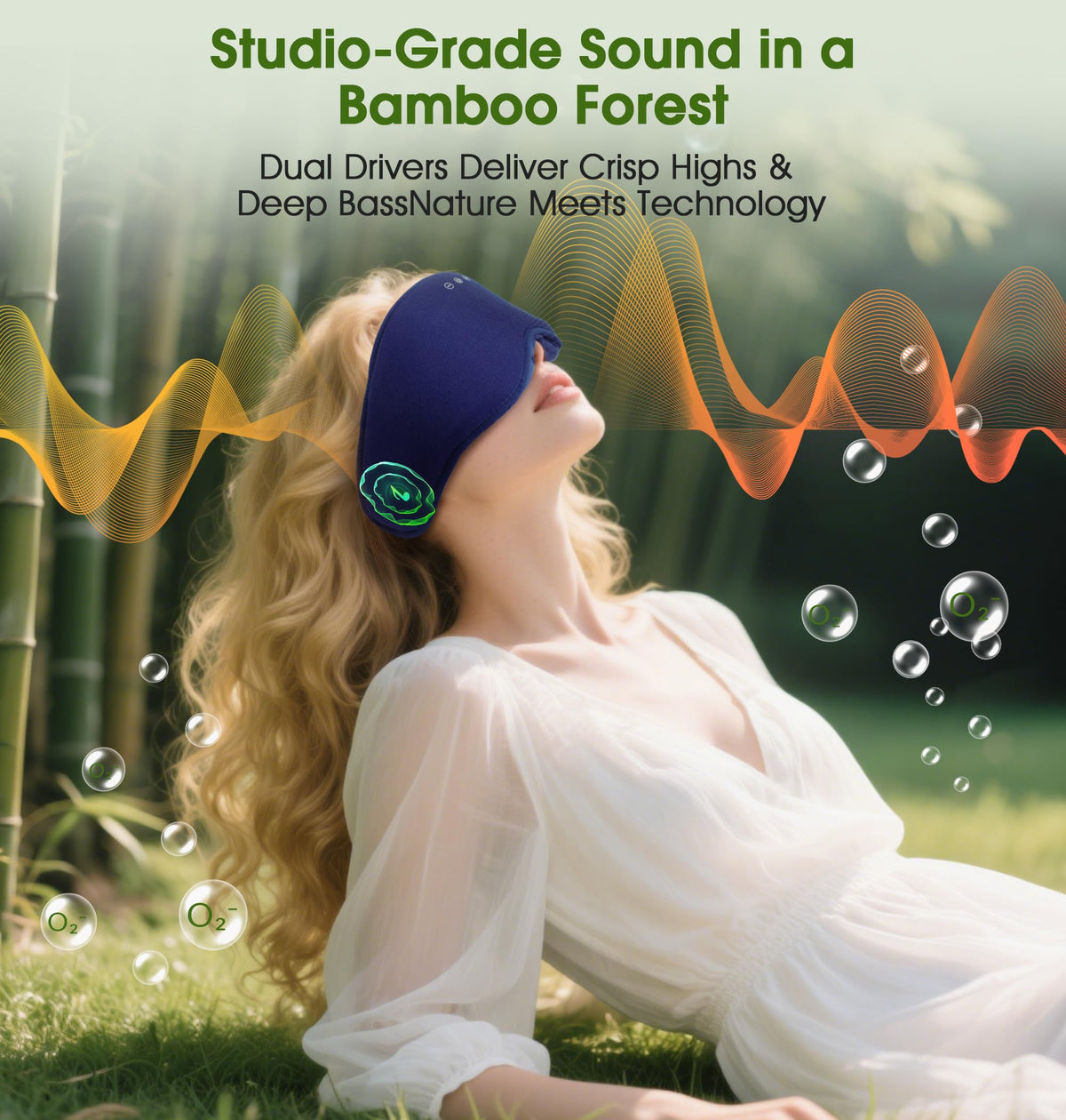 Bamboo Cotton Bluetooth Sleep Mask H421