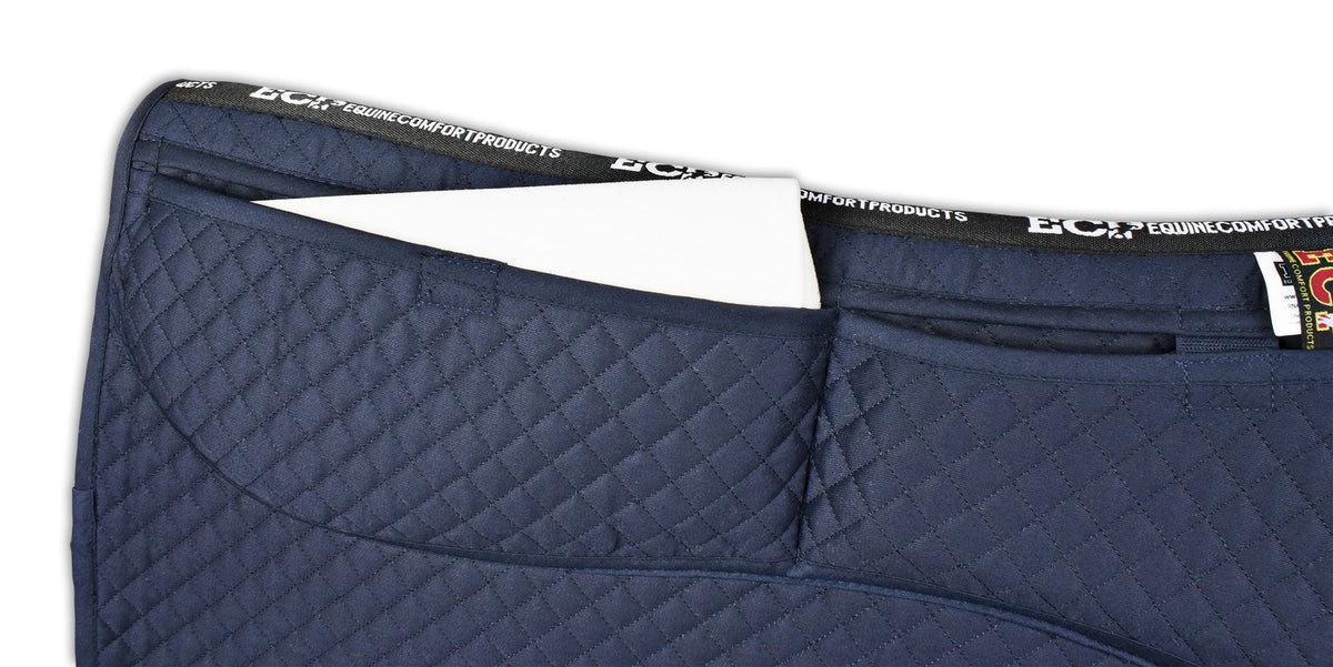 Thermoregulating Western Saddle Pad with Memory Foam Shims H23528