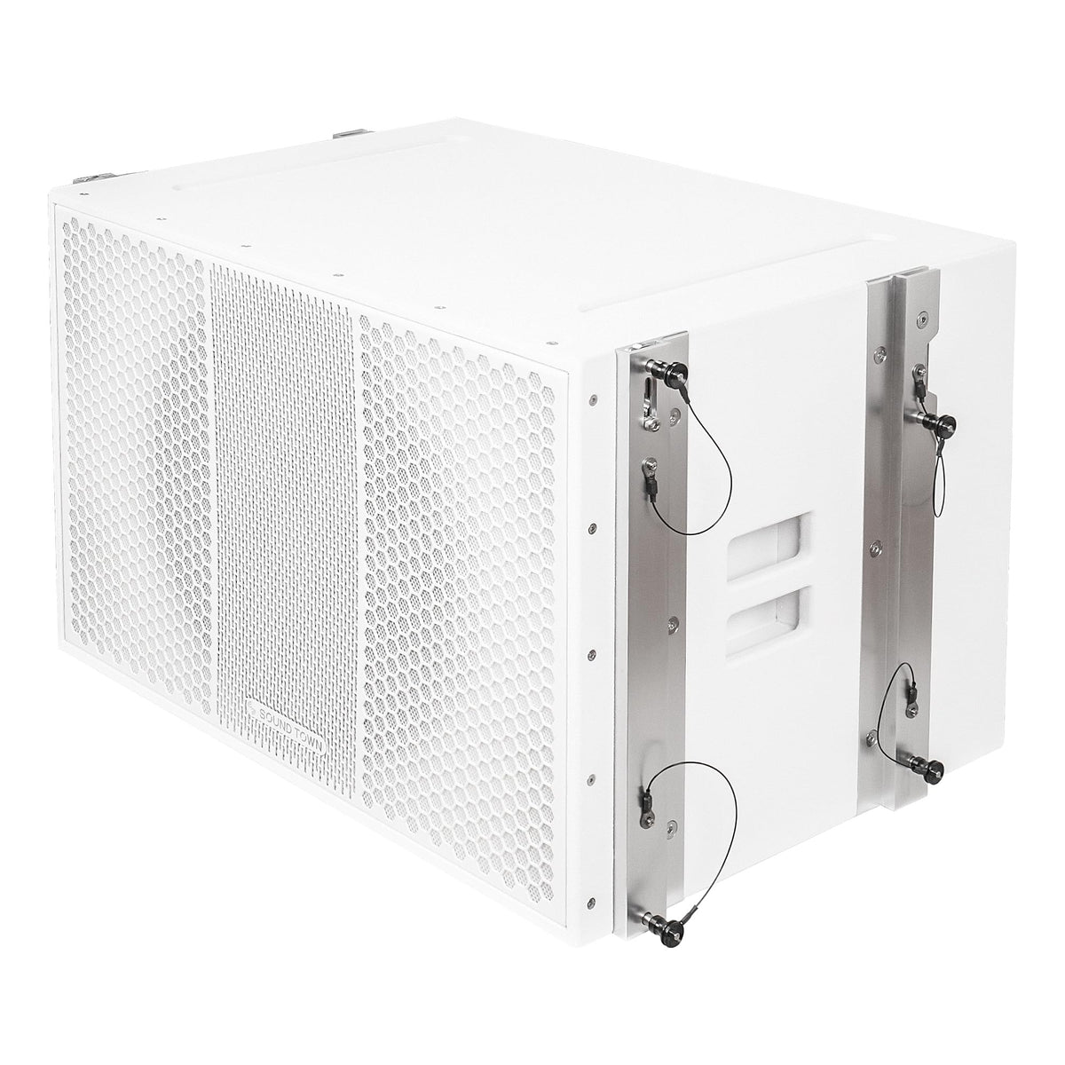 18” 1600W Powered Line Array Subwoofer with DSP, White X1592