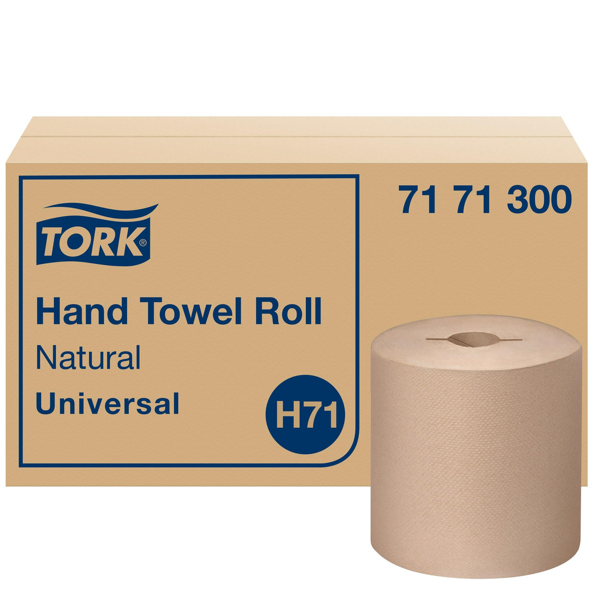 Natural Hand Towel Roll 6 Rolls J652031