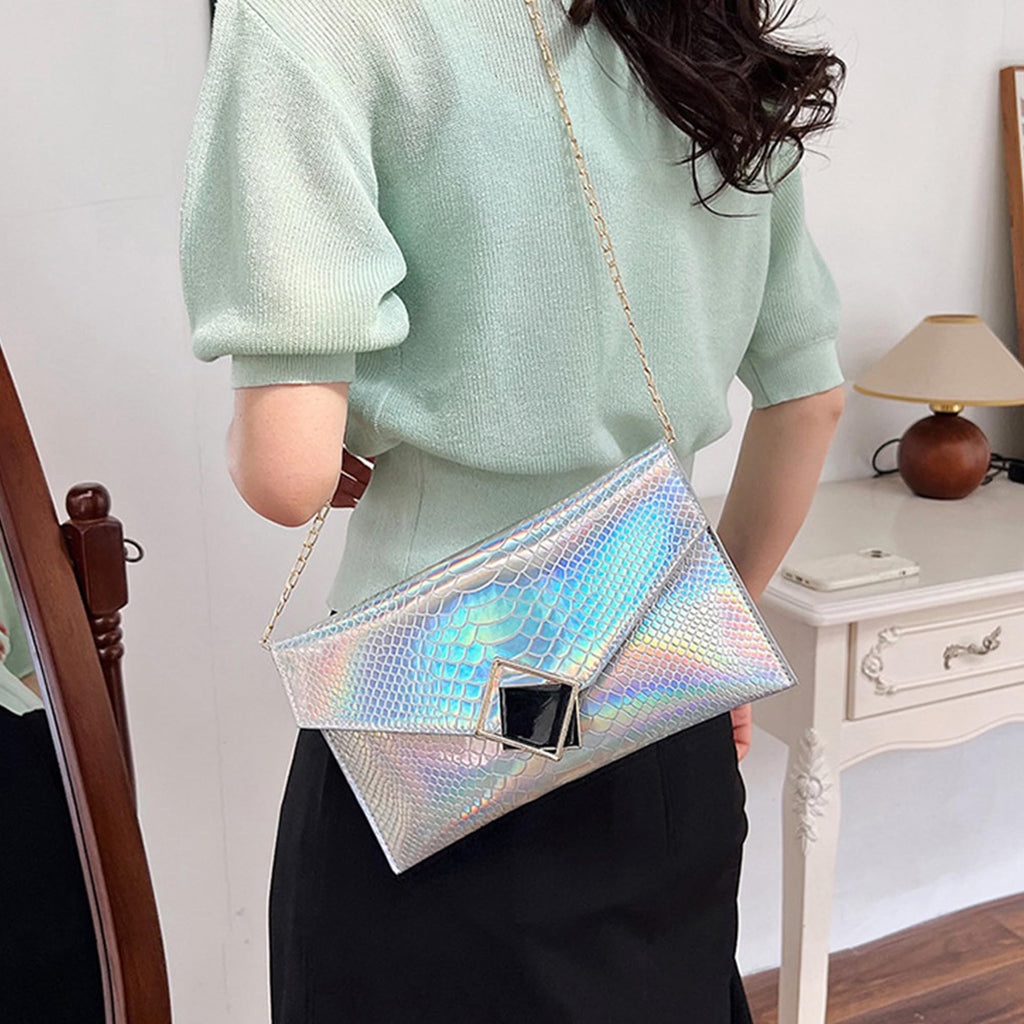 Genuine Leather Envelope Clutch G14408