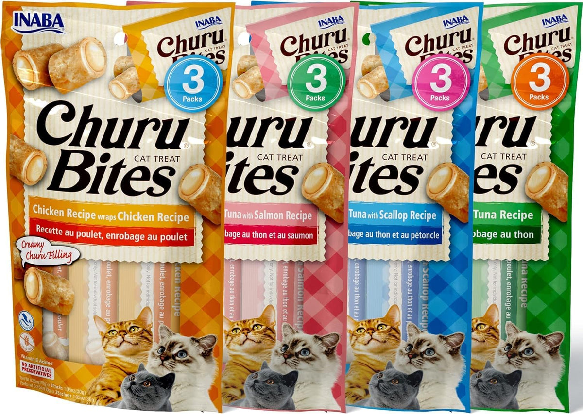 Soft Baked Chicken Cat Treats with Green Tea Extract, 12 Tubes M294260