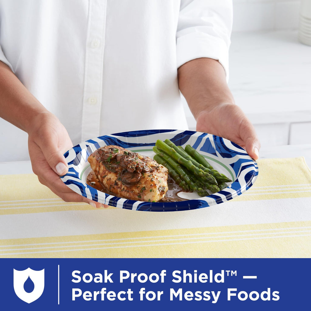 Large 10 Inch Heavy Duty Disposable Paper Plates Z1513
