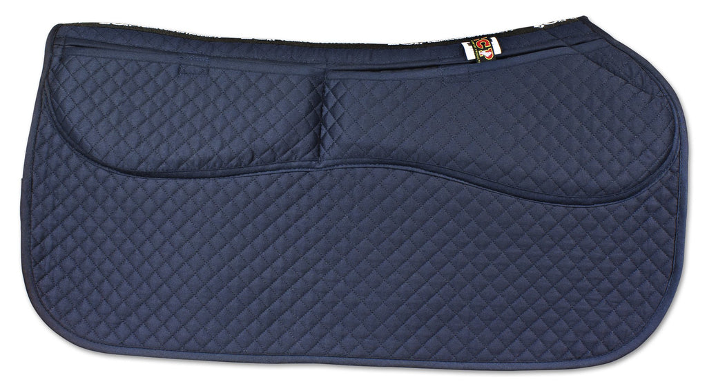 Thermoregulating Western Saddle Pad with Memory Foam Shims H23528