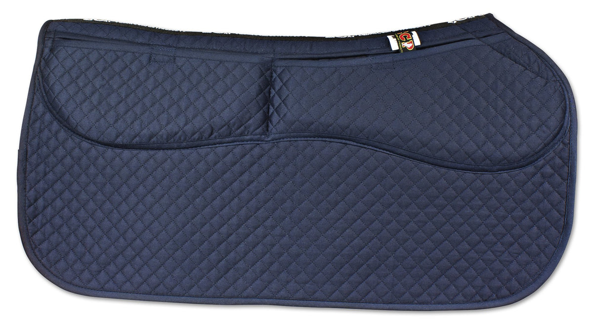 Thermoregulating Western Saddle Pad with Memory Foam Shims H23528