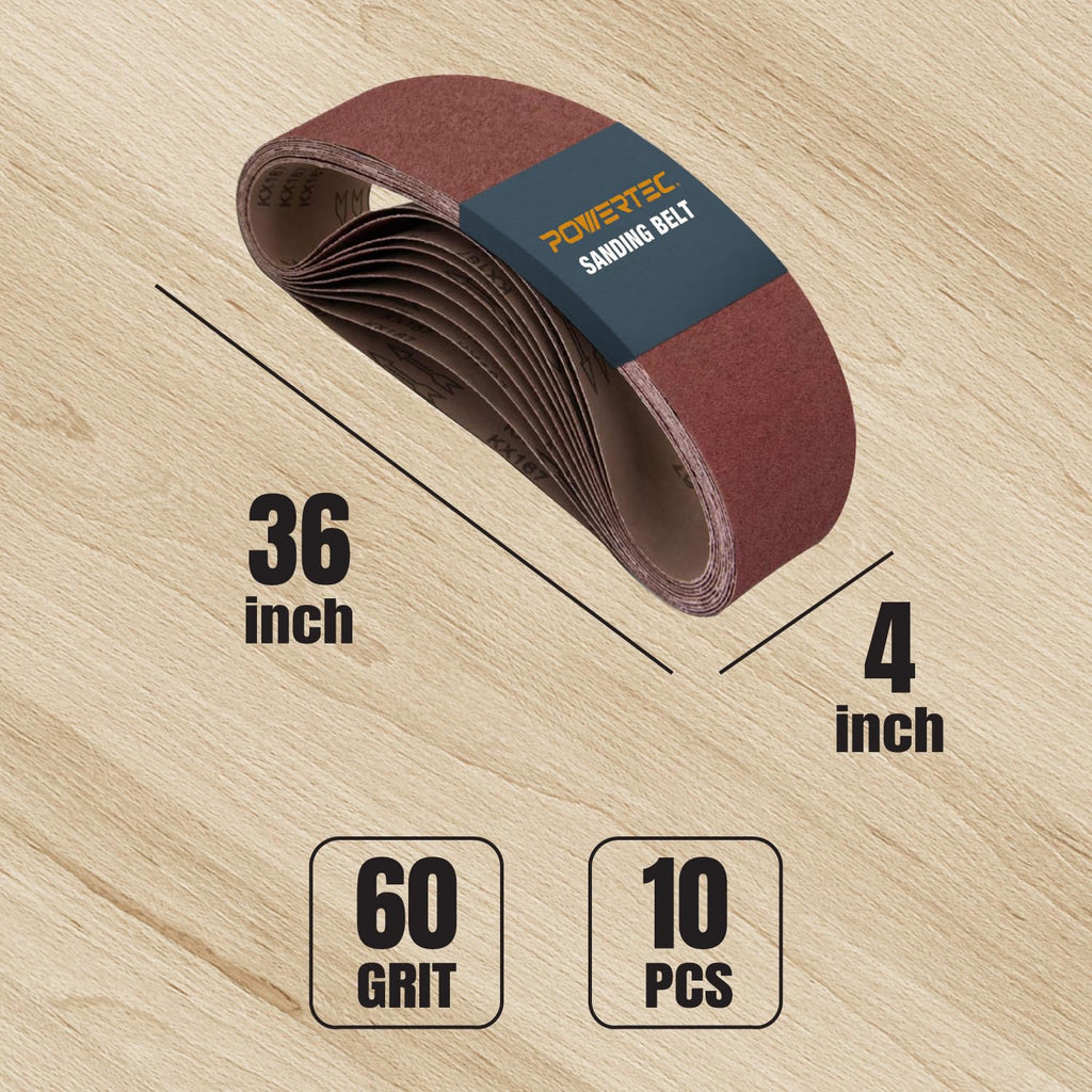 4 x 36 Inch 30pk Aluminum Oxide Sanding Belts T23061