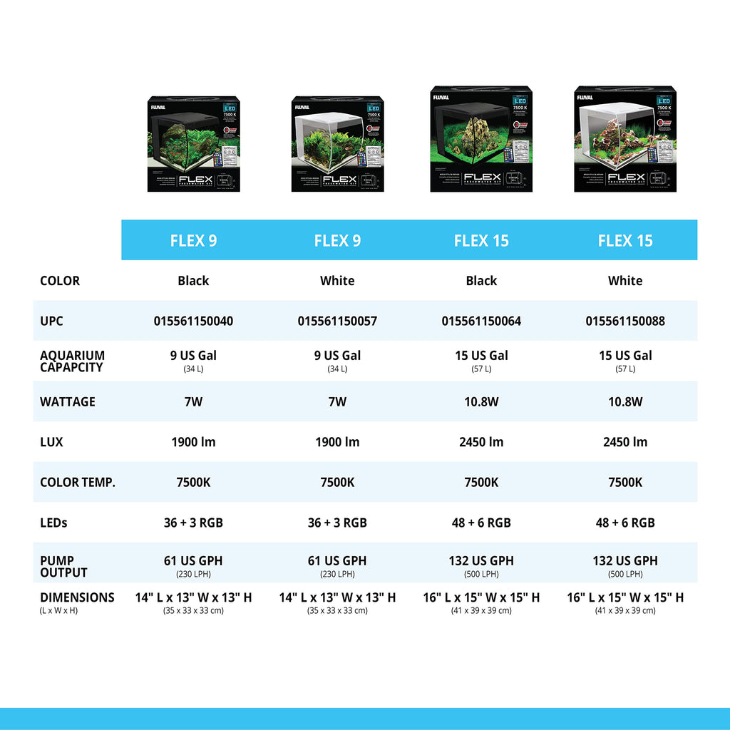 15 Gallon Nano Glass Aquarium Kit V1614