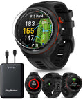 Black 47mm Golf GPS Smartwatch Q852608