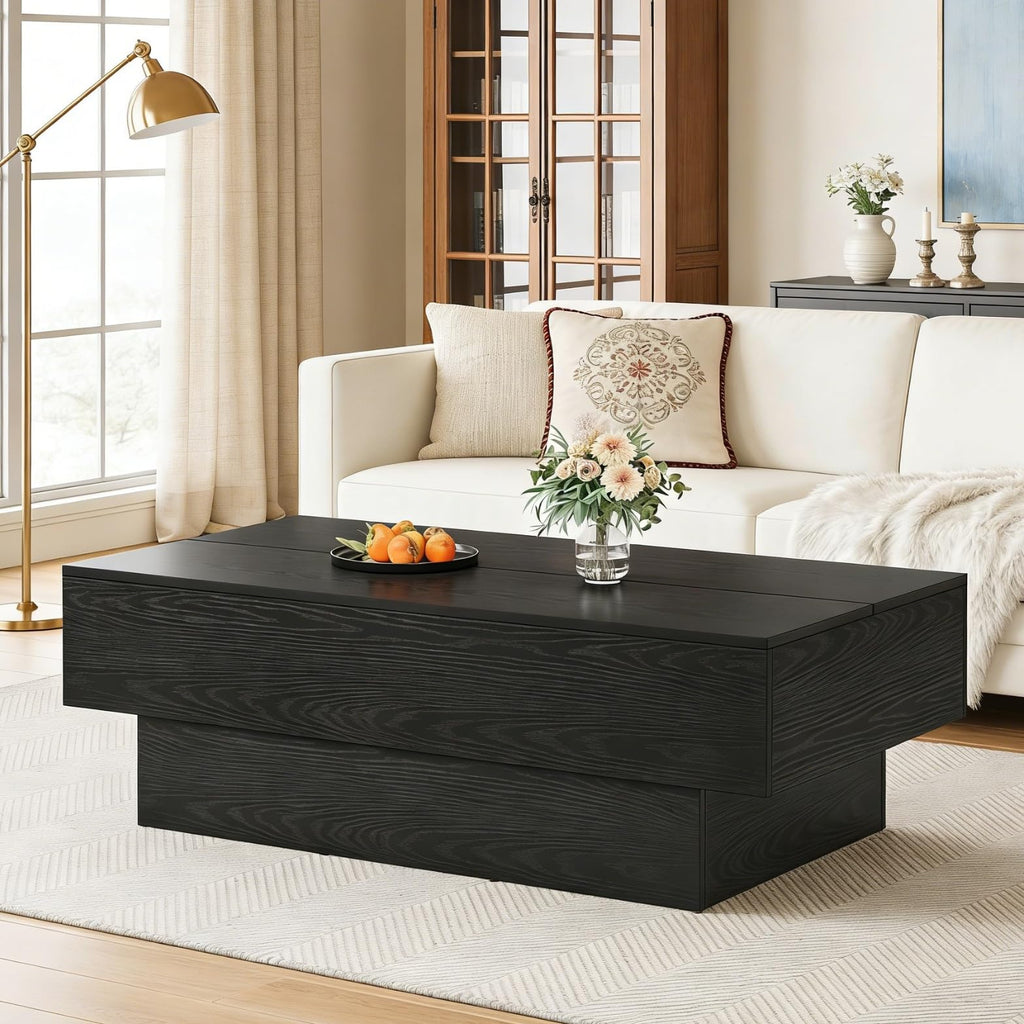 Black Rectangle Coffee Table E726233