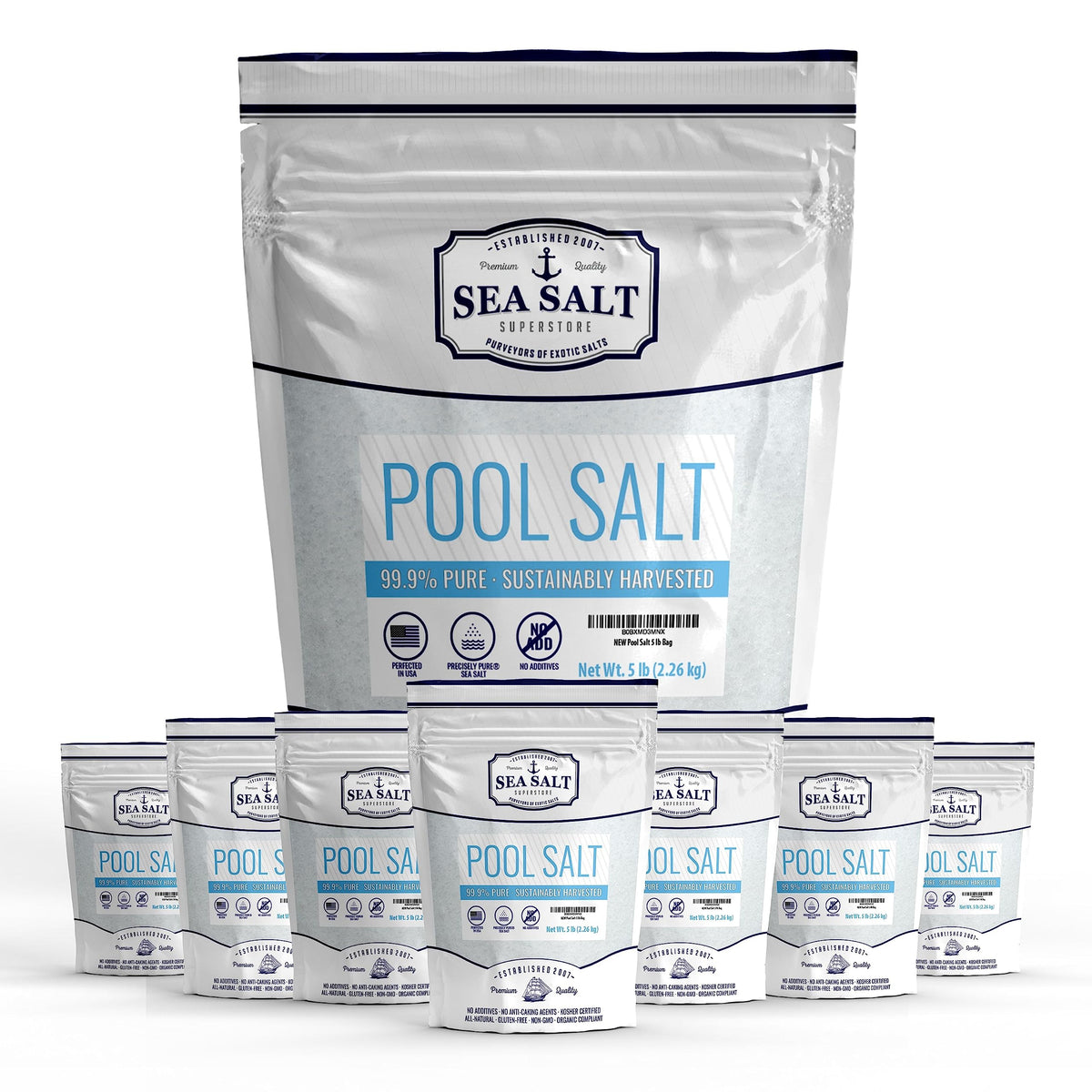 Pool Salt 8 Bags of 5 lb Q5226