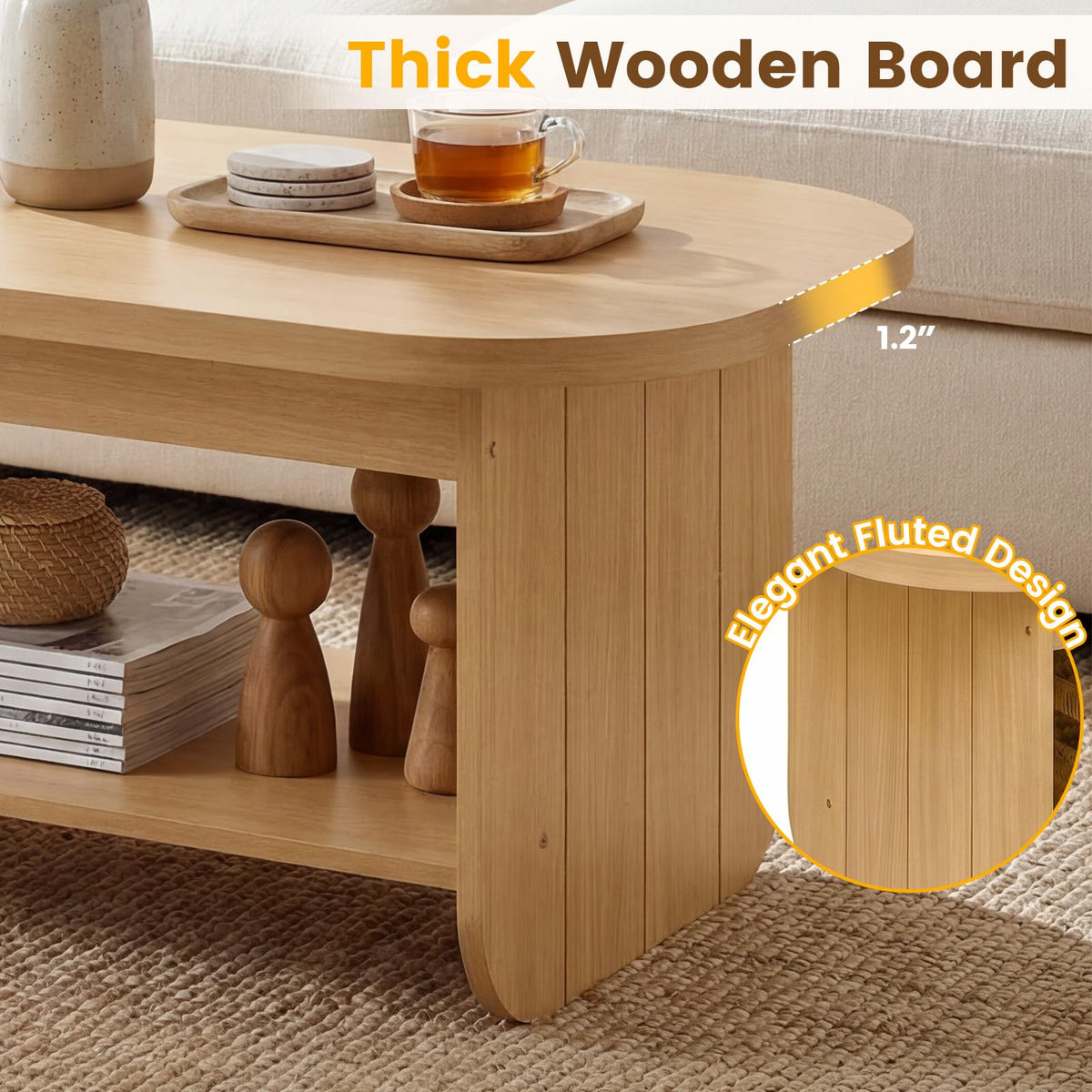 Oval Coffee Table I458
