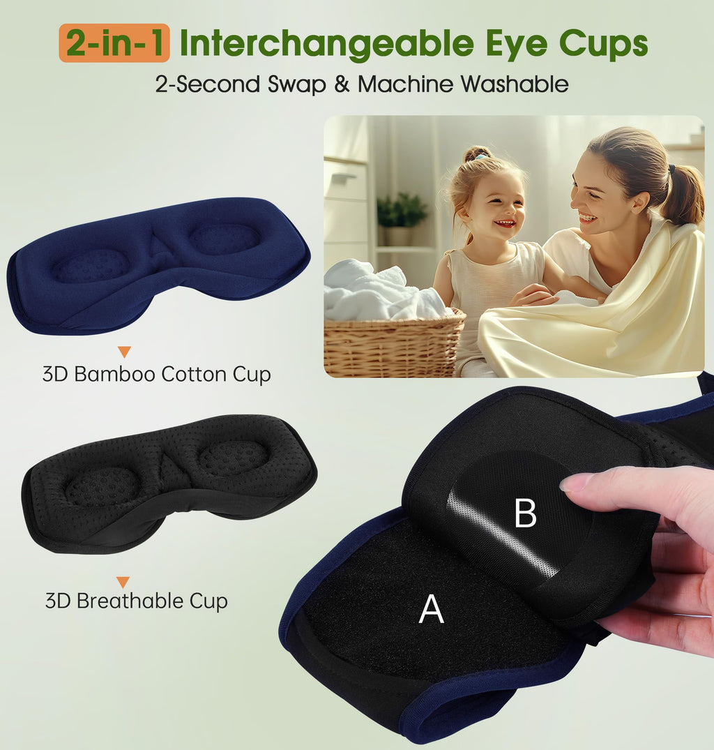 Bamboo Cotton Bluetooth Sleep Mask H421