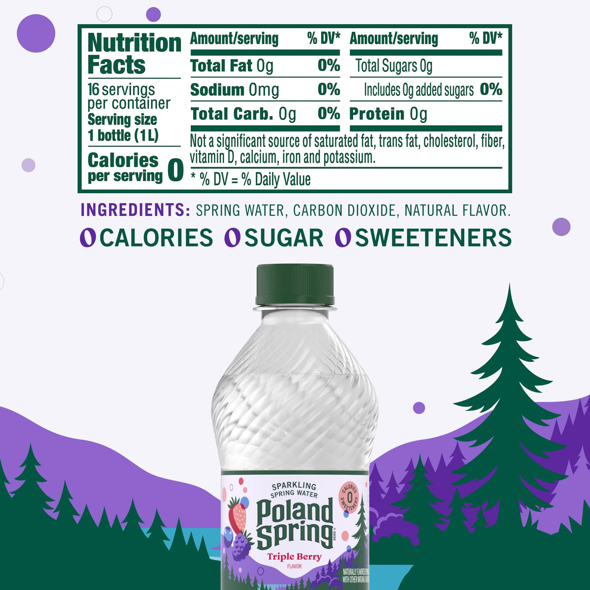 Sparkling Bottled Water 33.8 Fl Oz U3749