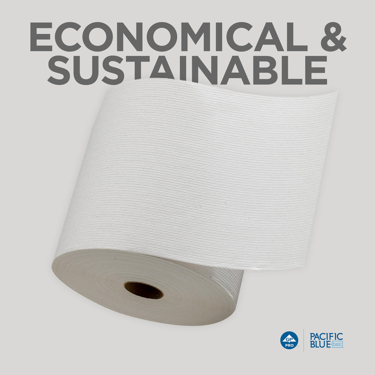 White Recycled Paper Towel Rolls B328
