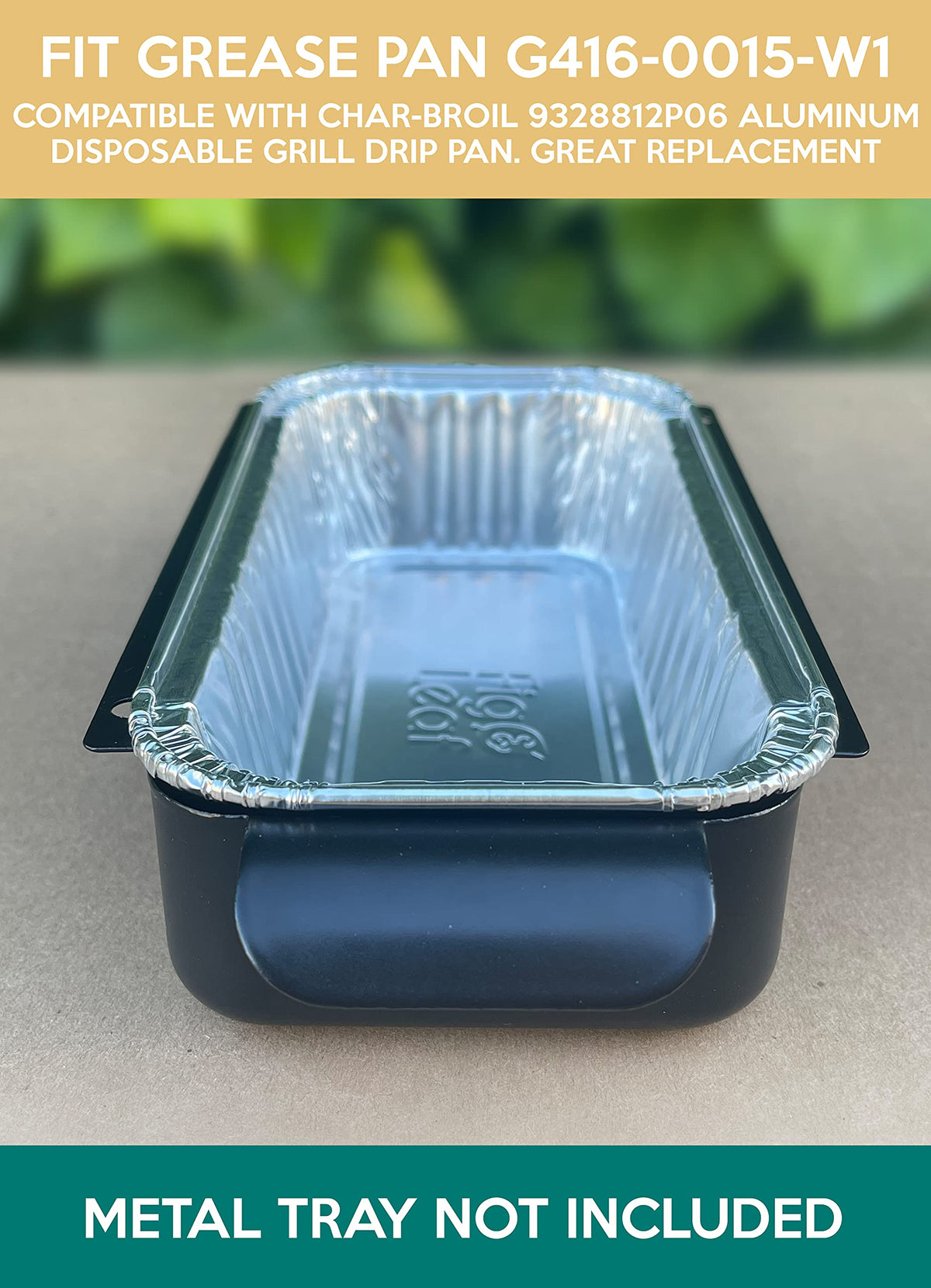 20 Pack Disposable Aluminum Foil Drip Pans S2418