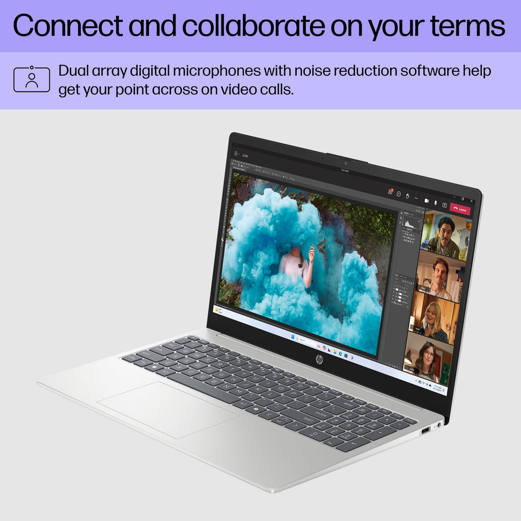 15.6 inch Laptop, AMD Ryzen 7, 8 GB RAM, 512 GB SSD, Natural Silver S8544