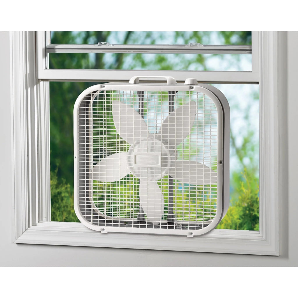 20 Inch 3 Speed White Box Fan V23587