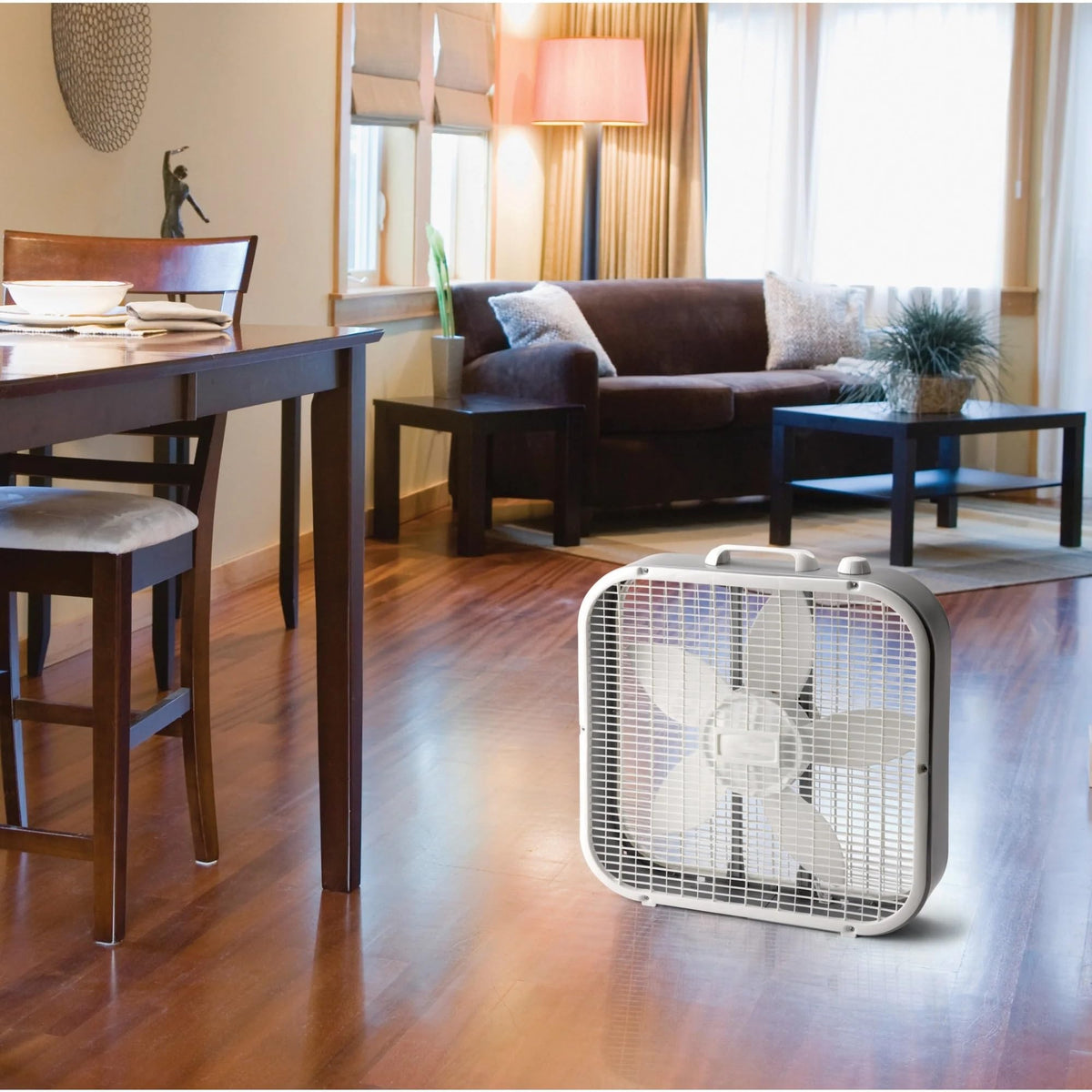 20 Inch 3 Speed White Box Fan V23587