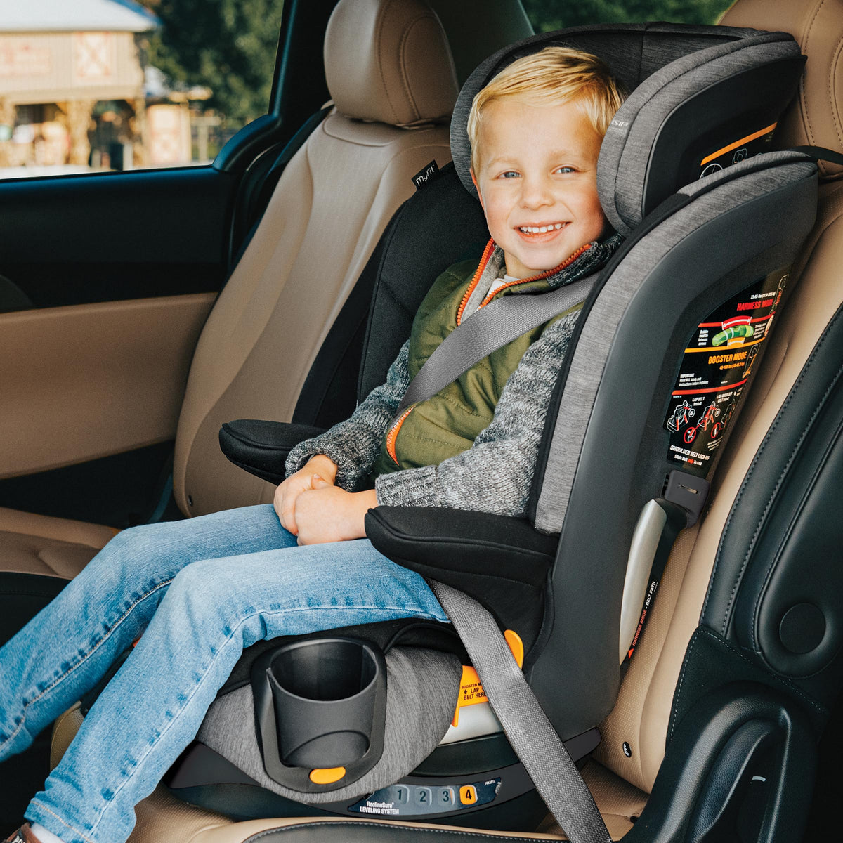 5-Point Harness High Back Booster Car Seat Y434