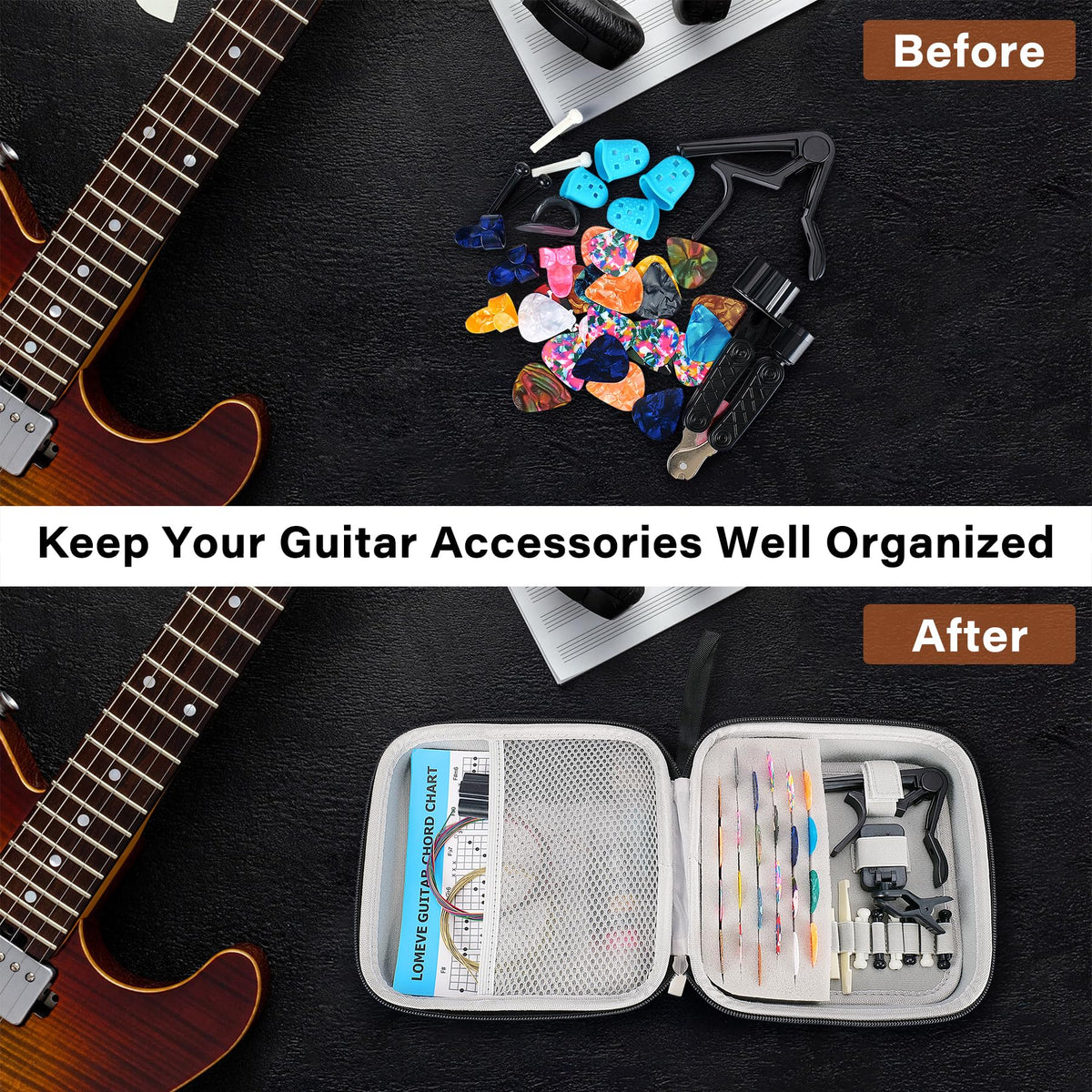 85PCS Guitar Accessories Kit O93669