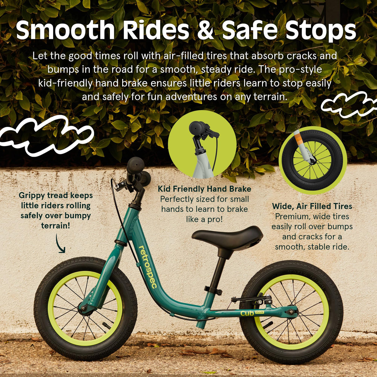 Toddler Balance Bike with Adjustable V-Brake N10819