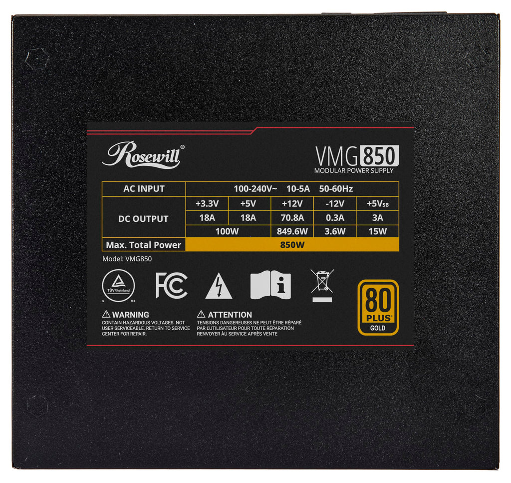 850W 80+ Gold Full Modular ATX 3.0 Power Supply N294