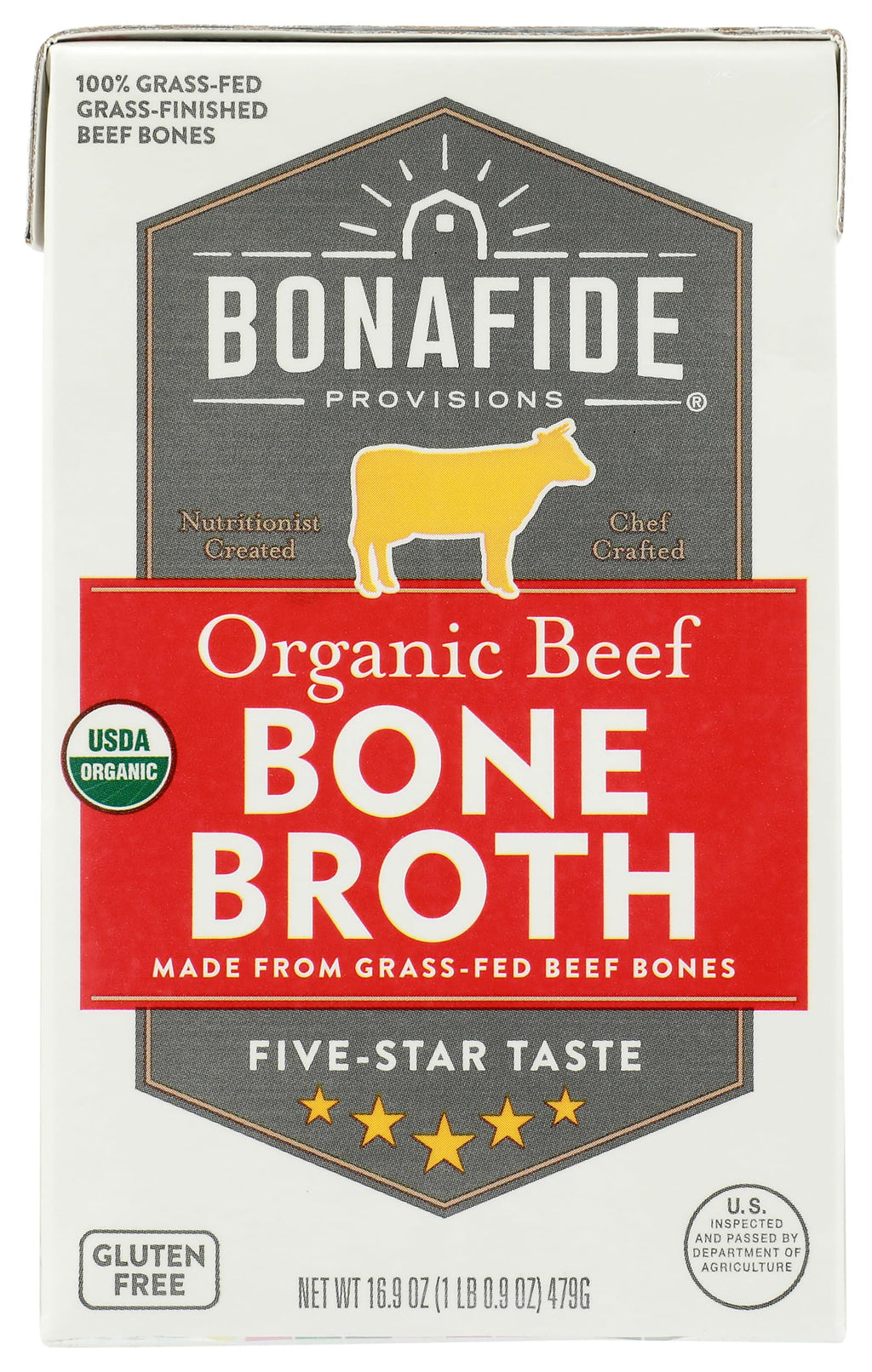 Organic Beef Bone Broth 16.9 Ounce C144836