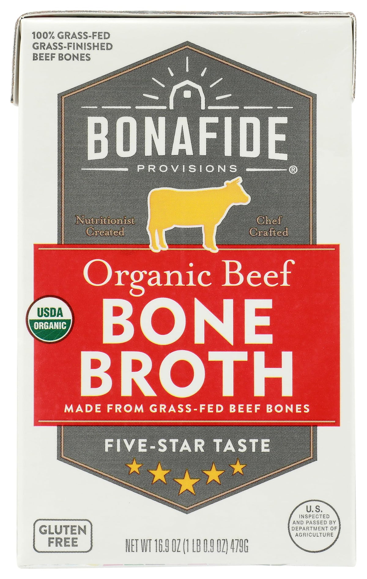 Organic Beef Bone Broth 16.9 Ounce C144836